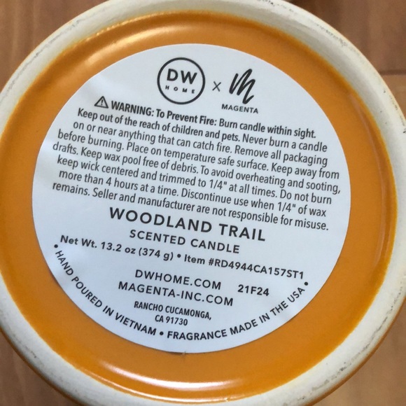 Rae Dunn gnome sweet gnome candle with hat - Picture 8 of 9